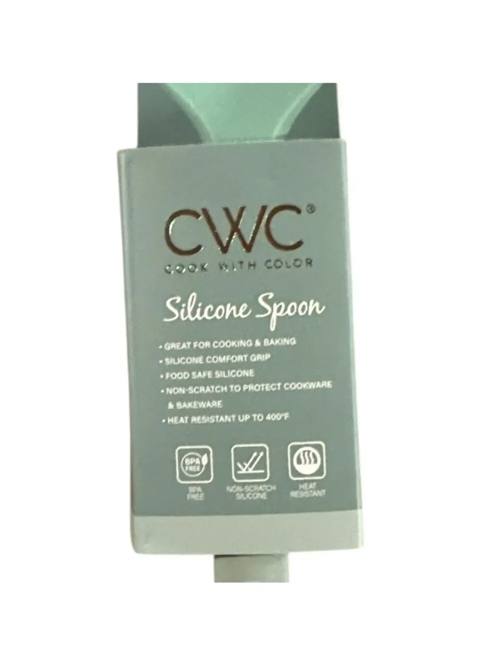 CWC Sage Green Silicone Spoon